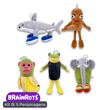 Brainrots Pelúcias Exclusivas