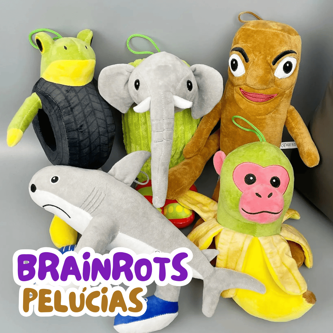 Brainrots Pelúcias Exclusivas