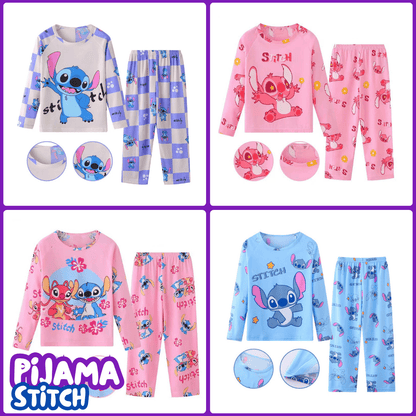 Pijama Stitch Infantil Conjunto Inverno