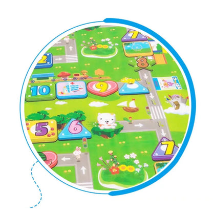Tapete Termico Infantil Bebe Estampas Atividades Educativo Tapetinho Lavável