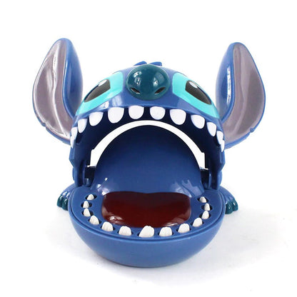 Disney Lilo & Stitch Anime Stich Bite Finger Figures Dentista Push Teeth Jogo Engraçado Modelo Brinquedos Presentes De Aniversário