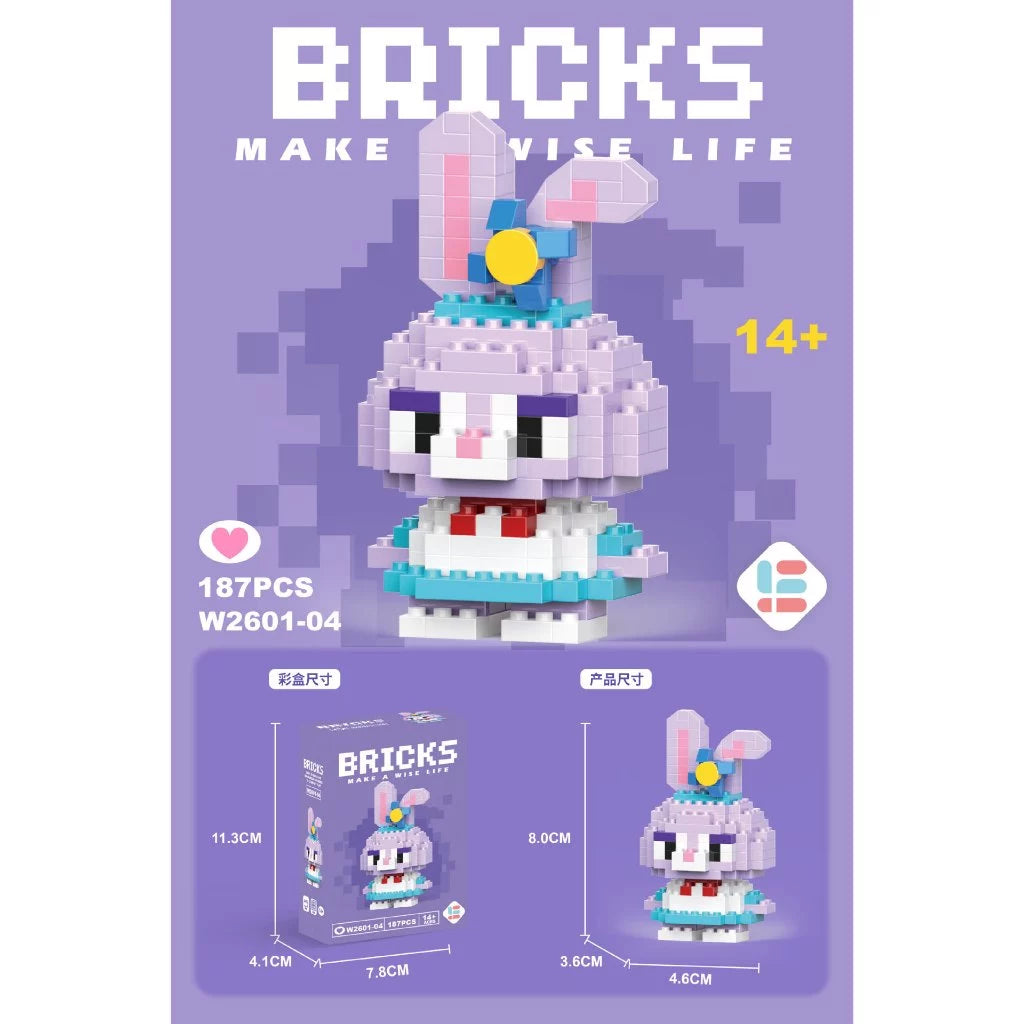 Compatível Com Estatuetas De Desenhos Animados , Blocos De Construção Montados Em Micropartículas , Brinquedos De Quebra
