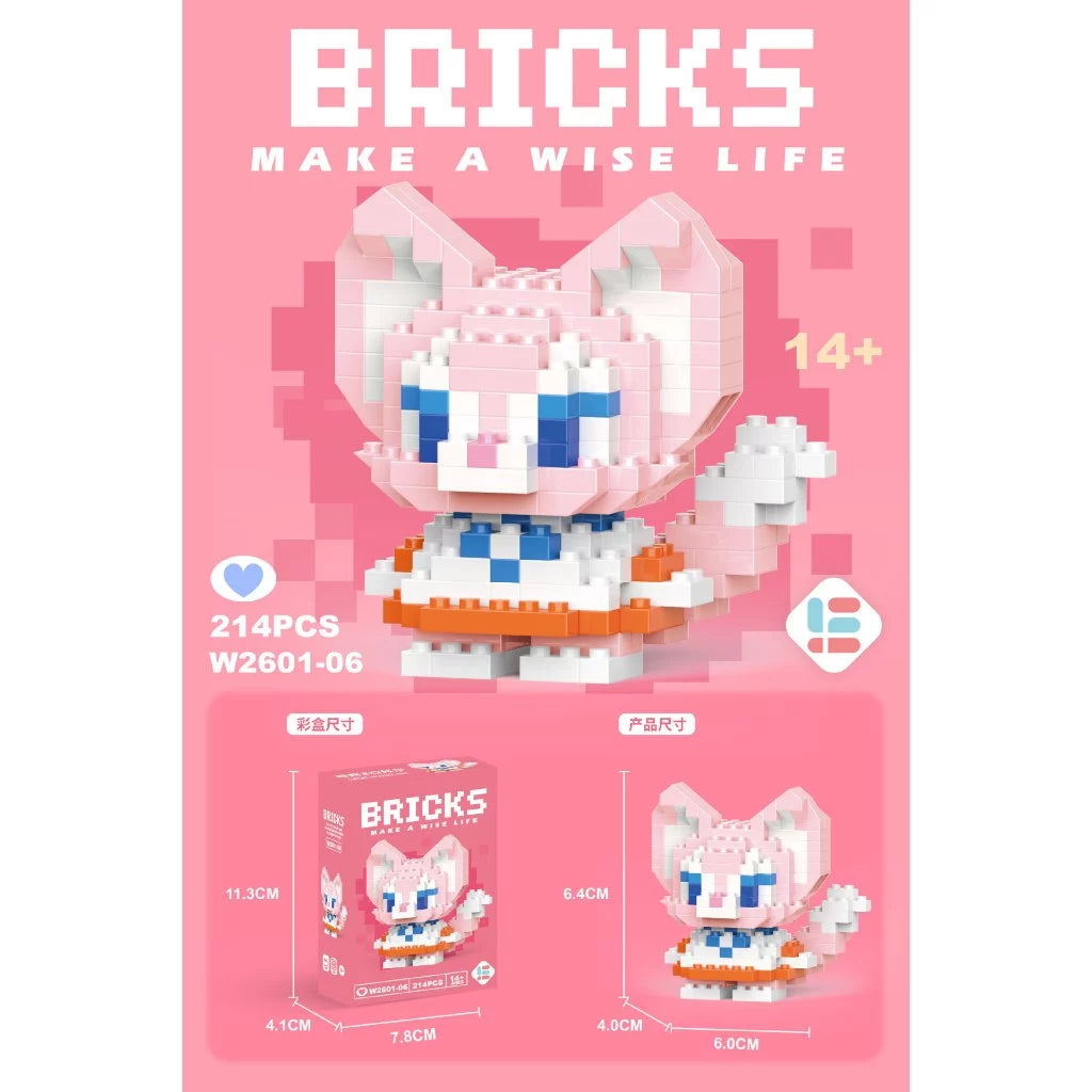 Compatível Com Estatuetas De Desenhos Animados , Blocos De Construção Montados Em Micropartículas , Brinquedos De Quebra