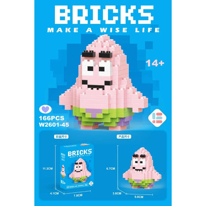 Compatível Com Estatuetas De Desenhos Animados , Blocos De Construção Montados Em Micropartículas , Brinquedos De Quebra