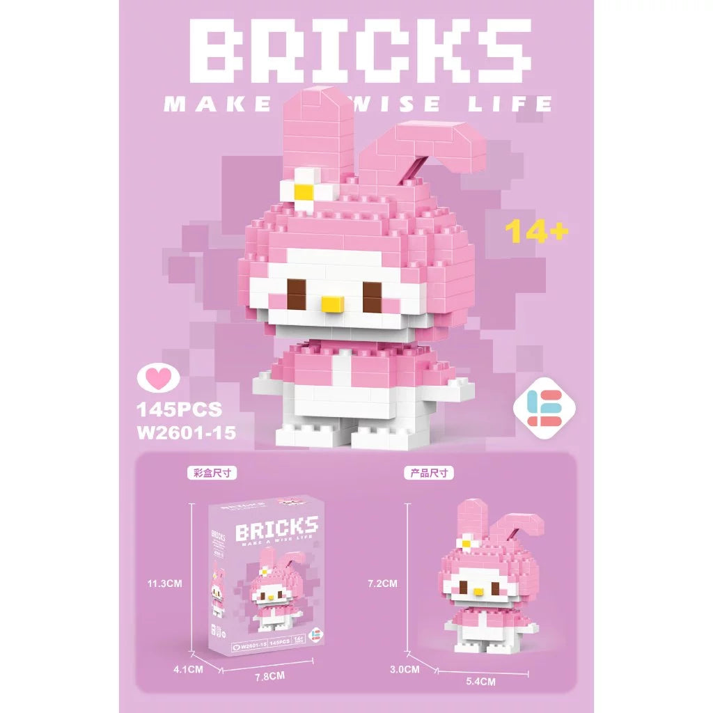 Compatível Com Estatuetas De Desenhos Animados , Blocos De Construção Montados Em Micropartículas , Brinquedos De Quebra