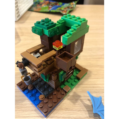 Fantoche Cachoeira Selva (3 em 1) Bloco de Construção Brinquedos Brinquedos Infantis Presentes para Crianças Brinquedos