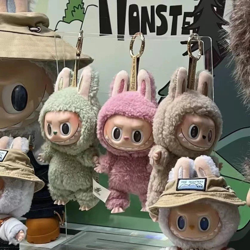 Boneca Labubu Mart Heart Macaro 2 Geração Tecendo Festa Sentada Emocionante Vinil Rosto De Pelúcia Brinquedo